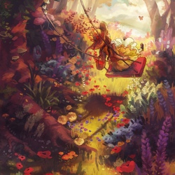 Пазл: Цветущая сказка