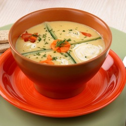 Пазл: Пряный крем-суп из кабачков