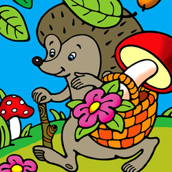 Пазл: За грибами