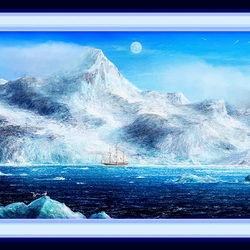 Пазл: У белых скал 