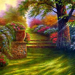 Пазл: Яркость сада