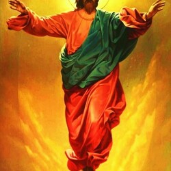 Пазл: Парящий Иисус. Эскиз росписи Храма Христа-Cпасителя