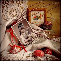 Пазл: Девочка с вербой