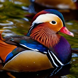 Пазл: Утка мандаринка