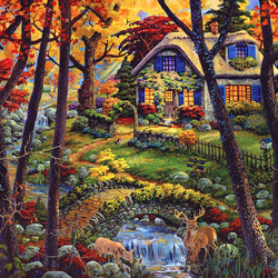 Пазл: Деревенский коттедж