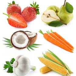 Пазл: Овощи и фрукты