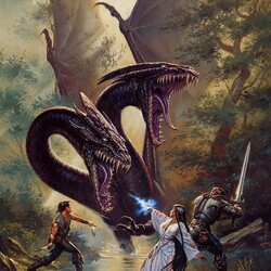 Пазл: Сражение с драконом