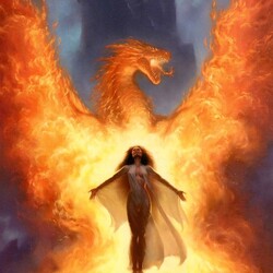 Пазл: Огненный дракон
