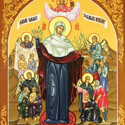 Пазл: Икона Божьей Матери 