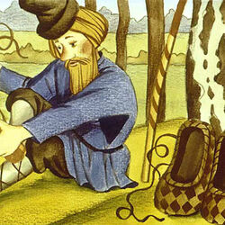 Пазл: Эх лапти,  да лапти, да лапти