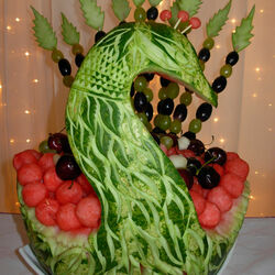 Пазл: Арбузный лебедь