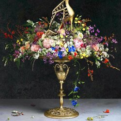 Пазл: Цветочный каталог Кристиана Лубутена