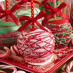 Пазл: Яблоки в карамели