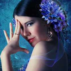 Пазл: Синеглазая