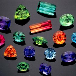 Пазл: Драгоценные камни