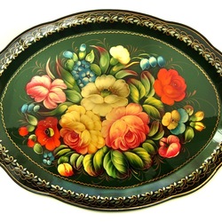 Пазл: Жостовский поднос