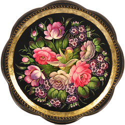 Пазл: Жостовский поднос