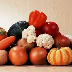 Пазл: Овощная горка