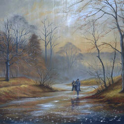 Пазл: Теплый осенний дождь