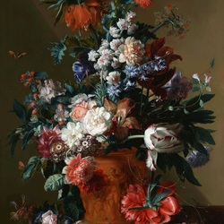Пазл: Букет цветов в  вазе