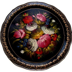 Пазл: Жостовский поднос