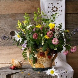 Пазл: Лютики и кашка