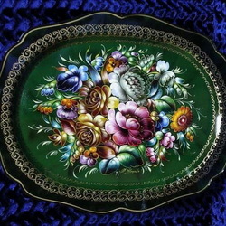 Пазл: Жостовский поднос