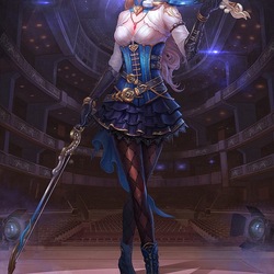 Пазл: Скрипачка