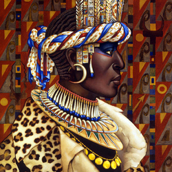 Пазл: Африканская женщина