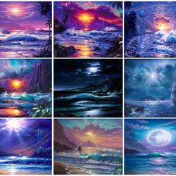 Пазл: Ночной прибой