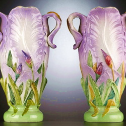 Пазл: Майолика, Вазы