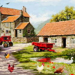 Пазл: Деревенский дворик