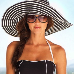 Пазл: Дама в шляпе