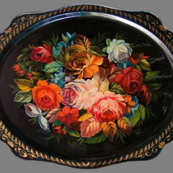 Пазл: Жостовский поднос