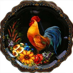 Пазл: Жостовский поднос