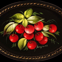 Пазл: Жостовский поднос