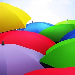 Пазл: Зонтики