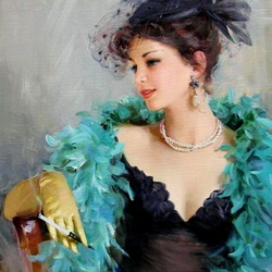 Пазл: Кокетка