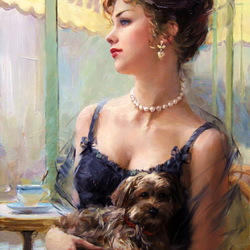 Пазл: В уютном ресторанчике на улочке Парижа