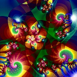 Пазл: Фрактальный калейдоскоп