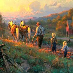 Пазл: Осенняя пахота