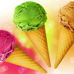Пазл: Рожки с мороженым