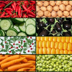 Пазл: Овощной коллаж