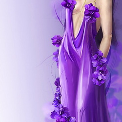 Пазл: Фиолетовые цветы