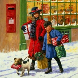 Пазл: С подарками домой