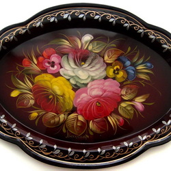 Пазл: Жостовский поднос