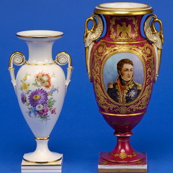 Пазл: Антикварные вазы