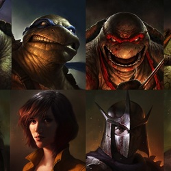 Пазл: Черепашки-ниндзя