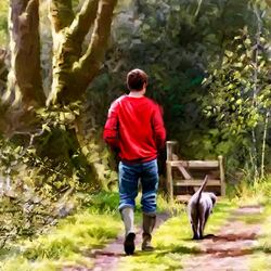 Пазл: Прогулка с другом