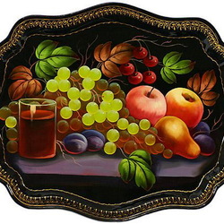 Пазл: Жостовский поднос